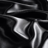 Bedelite Satin Pillowcase With Zipper  Black King Size Pillow Cases Set Of 2  Super Soft And Cooling Similar To Silk Pillow Cases  Gift For Women Men(20X40 Inches)