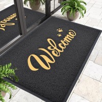 Thenv Door Mat Welcome Outdoorindoor Heavy Duty Non Slip Doormat For Front Door Entance Outside Door Mats For Home Entry Flo