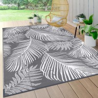 Pauwer Outdoor Rug 5X8 Waterproof For Patios Reversible Outdoor Plastic Straw Rug Indoor Outdoor Area Rugs Carpet Rv Mat Ou