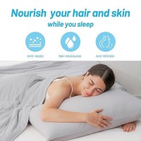 Cozy Bliss Cooling Pillowcases For Hot Sleepers  Q-Max>0.4 King Pillow Cases Envelope Closure For Night Sweats  Double Sided Cooling  Summer Breathable Soft For Hair Skin  Light Grey Pillow Covers