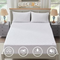 Bedlore 10 Pack Waterproof Mattress Protector Twin Xl Size Mattress Pad With Deep Pocket Fitted Up To 615 Inches Soft Noisele