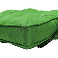 Qilloway Indoor/Outdoor Chaise Lounge Cushion With Ties Replacement Patio Cushions For Lawn Pool. (Green)