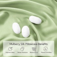 Infiixso Mulberry Silk Pillowcase For Hair And Skin  Silk Pillow Cases Standard Size With Hidden Zipper 20