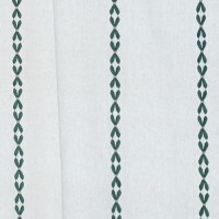 Deeprove Emerald Green Boho Curtains 84 Inches Long For Bedroom  Vintage Bohemian Embroidery Farmhouse Cotton Striped Linen Country Tassel Window Treatments Christmas Decor  W52 X L84  1 Panel