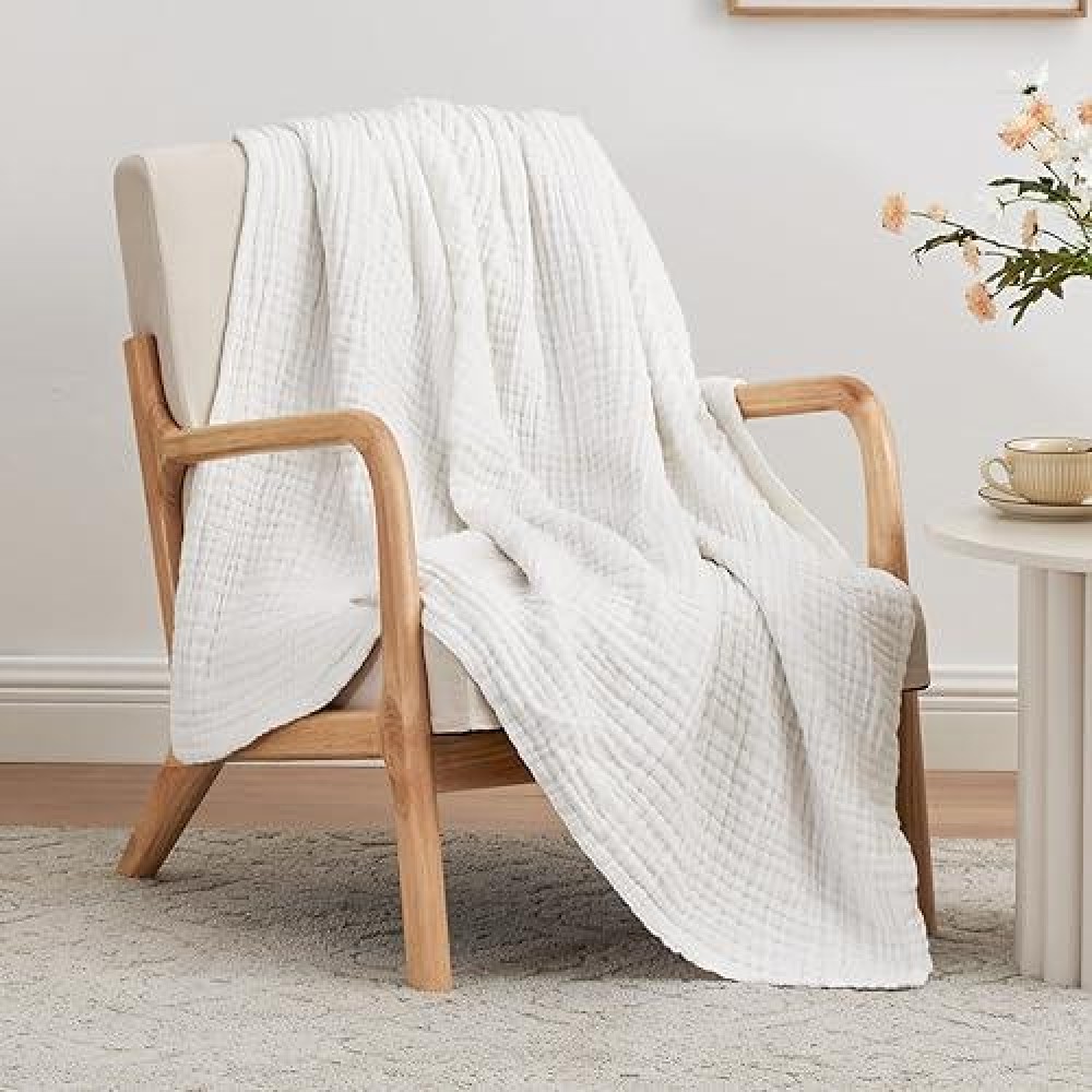 Love'S Cabin 6 Layer Cotton Muslin Blanket  50