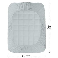 Utopia Bedding Queen Mattress Pad Quilted Fitted Premium Mattress Protector Deep Pocket Mattress Cover Stretches Up To 16 Inch