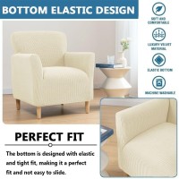 Single Armchair Cover Stretch Club Chair Covers Slipcover Spandex Jacquard 1 Pieces Armchair Couch Sofa Cover With Elastic Bottom,Anti-Slip Living Room Furniture Protectors Washable ( Color : #11 )