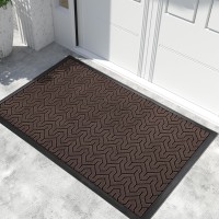 Yimobra Door Mat Allseason Outdoor Indoor Sturdy Doormat For Home Entrance Floor Heavy Duty Non Slip Front Door Mats Outdoor