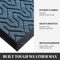 Yimobra Door Mat Allseason Outdoor Indoor Sturdy Doormat For Home Entrance Floor Heavy Duty Non Slip Front Door Mats Outdoor