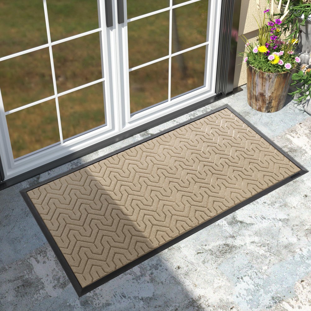 Yimobra Door Mat Allseason Outdoor Indoor Sturdy Doormat For Home Entrance Floor Heavy Duty Non Slip Front Door Mats Outdoor