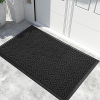 Yimobra Door Mat Allseason Outdoor Indoor Sturdy Doormat For Home Entrance Floor Heavy Duty Non Slip Front Door Mats Outdoor