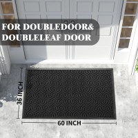 Yimobra Door Mat Allseason Outdoor Indoor Sturdy Doormat For Home Entrance Floor Heavy Duty Non Slip Front Door Mats Outdoor