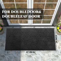 Yimobra Door Mat Outdoor Entrance Heavy Duty Sturdy Front Welcome Matt For Outside Home Entry Doormat For Back Patio Floor Por