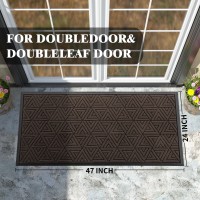 Yimobra Door Mat Outdoor Entrance Heavy Duty Sturdy Front Welcome Matt For Outside Home Entry Doormat For Back Patio Floor Por