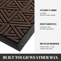 Yimobra Door Mat Outdoor Entrance Heavy Duty Sturdy Front Welcome Matt For Outside Home Entry Doormat For Back Patio Floor Por