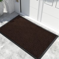 Yimobra Sturdy Front Door Mat 598X36 Inch Heavy Duty Welcome Outdoor Indoor Doormat Entrance Floor Matt Non Slip Rubber Back