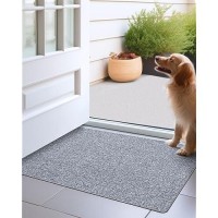 Lumi Indoor Door Mat 18X30 Non Slip Rubber Backing Entrance Mat Easy Clean Low Profile Ultra Thin Entryway Mat For Inside