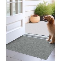 Lumi Indoor Door Mat 18X30 Non Slip Rubber Backing Entrance Mat Easy Clean Low Profile Ultra Thin Entryway Mat For Inside