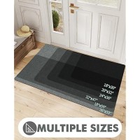 Lumi Indoor Door Mat 18X30 Non Slip Rubber Backing Entrance Mat Easy Clean Low Profile Ultra Thin Entryway Mat For Inside