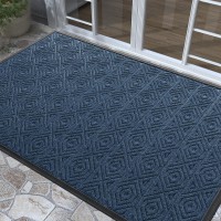 Yimobra Door Mat Outdoor Indoor Entrance Welcome Mat Heavy Entry Front Door Mat Stain Fade Resistant Low Profile Sturdy R