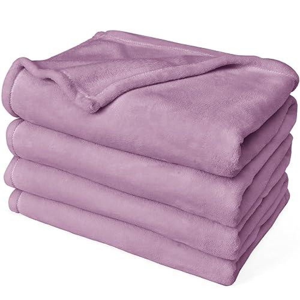 Phf Ultra Soft Fleece Blanket Queen Size No Shed No Pilling Luxury Plush Cozy 300Gsm Lightweight Blanket For Bed Couch Chair