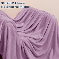 Phf Ultra Soft Fleece Blanket Queen Size No Shed No Pilling Luxury Plush Cozy 300Gsm Lightweight Blanket For Bed Couch Chair