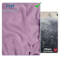 Phf Ultra Soft Fleece Blanket Queen Size No Shed No Pilling Luxury Plush Cozy 300Gsm Lightweight Blanket For Bed Couch Chair