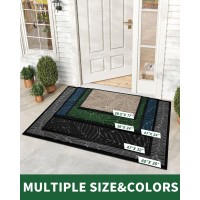 Yimobra Door Mats Outdoor Indoor Heavy Duty Non Slip Welcome Mats For Front Door Easy Clean Outside Doormats For Home Entry Ma