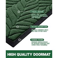 Yimobra Door Mats Outdoor Indoor Heavy Duty Non Slip Welcome Mats For Front Door Easy Clean Outside Doormats For Home Entry Ma