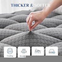 Dual Layer 3 Inch Memory Foam Mattress Topper Full Size  2 Inch Cooling Gel Memory Foam Plus 1 Inch Down Alternative Pillowtop Mattress Pad Cover With 8-21 Inch Deep Pocket