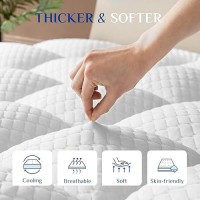 Dual Layer 3 Inch Memory Foam Mattress Topper Twin Xl Size  2 Inch Cooling Gel Memory Foam Plus 1 Inch Down Alternative Pillowtop Mattress Pad Cover With 8-21 Inch Deep Pocket