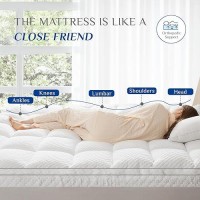 Dual Layer 3 Inch Memory Foam Mattress Topper Queen Size  2 Inch Cooling Gel Memory Foam Plus 1 Inch Down Alternative Pillowtop Mattress Pad Cover With 8-21 Inch Deep Pocket