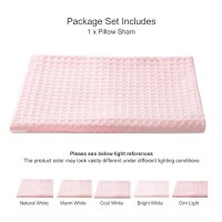 Phf Ultra Soft Waffle Weave Body Pillowcase 20 X 54 No Insert Breathable Skinfriendly Body Pillow Sham With Zipper Dec