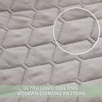 Exclusivo Mezcla Ultrasonic California King Size Quilt Bedding Set With Pillow Shams Lightweight Quilts Cal King Size Soft Bed