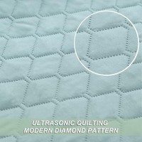 Exclusivo Mezcla Ultrasonic California King Size Quilt Bedding Set With Pillow Shams Lightweight Quilts Cal King Size Soft Bed