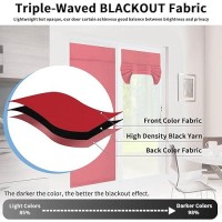 Outdoorlines Blackout French Door Curtains Privacy Thermal Insulated Tie Up Glass Shades Easy To Install Tricia Window Shade