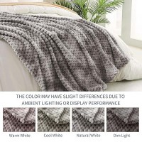 Exclusivo Mezcla Extra Large Soft Fleece Throw Blanket  50X70 Inches 3D Clouds Stylish Jacquard Throw Blanket For Couch  Cozy Soft Lightweight For All Season  Tie-Dye Grey Blanket