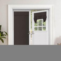 Outdoorlines Blackout French Door Curtains Privacy Thermal Insulated Tie Up Glass Shades Easy To Install Tricia Window Drapes