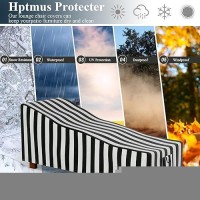 Hptmus Outdoor Chaise Lounge Covers Patio Chaise Lounge Covers Waterproof Heavy Duty Outdoor Lounge Chair Covers Patio Furnitu