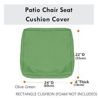 Youngseahome Patio Seat Cushion Covers Washable Slip Covers Replacement Waterproof Outdoor Furniture Chair Cushion Pillow Seat C