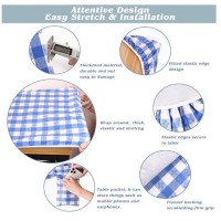 Fitted Picnic Table Cover With Bench Covers Vinyl Waterproof Elastic Edges Fitted Rectangle Tables Patio Tablecloth Camping Gear