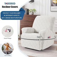 Taococo Recliner Sofa Covers Stretch Reclining Couch Cover Jacquard Recliner Couch Cover For 3 Seat Furniture Protector Sofa Sl