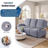 Taococo Recliner Sofa Covers Stretch Reclining Couch Cover Jacquard Recliner Couch Cover For 3 Seat Furniture Protector Sofa Sl