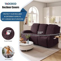 Taococo Recliner Sofa Covers Stretch Reclining Couch Cover Jacquard Recliner Couch Cover For 3 Seat Furniture Protector Sofa Sl