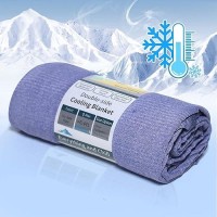 Ailemei Direct Cooling Blanket For Hot Sleepers  Double Sided Cold Effect  King Size Lightweight Breathable Summer Bed Blankets For Night Sweats  108