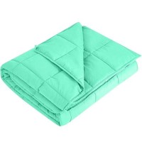 Lagraty Weighted Blanket 48X72 15Lbs Cooling Breathable Heavy Blanket Microfiber Material With Glass Beads Big Blanket Fo