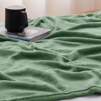 Cozylux Fleece Blanket Throw Xl Forest Green 300Gsm Soft Lightweight Microfiber Flannel Blankets For Travel Camping Chair And