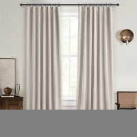 Qjmydeco Black Out 96 Inch Long Boho Curtains 2 Panel Set Farmhouse Curtains For Living Room Darkeningthermalnoise Reduction