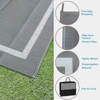 Ogrmar 9X12 Ft Reversible Mats Outdoor Rug For Patio Clearance Waterproof Carpet Plastic Straw Rug For Indoor Outdoor Floor