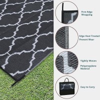 Ogrmar 6X9 Ft Reversible Mats Outdoor Rug For Patio Clearance Waterproof Carpet Plastic Straw Rug For Indoor Outdoor Floor M